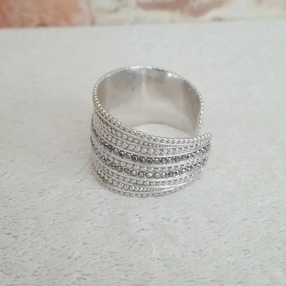 New Lucky Brand Pave Cuff Bracelet